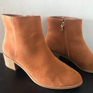 Clarks Suede Ankle Bootie